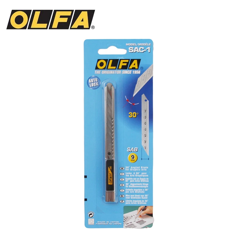 Woodworking Wallpaper - OLFA SAC-1(141B) 9 mm, 30 Derece