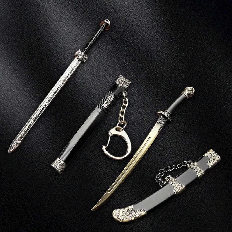 Drawknife Blade - Ünlü Antik Kılıçların Birçok Metal Kılıfı