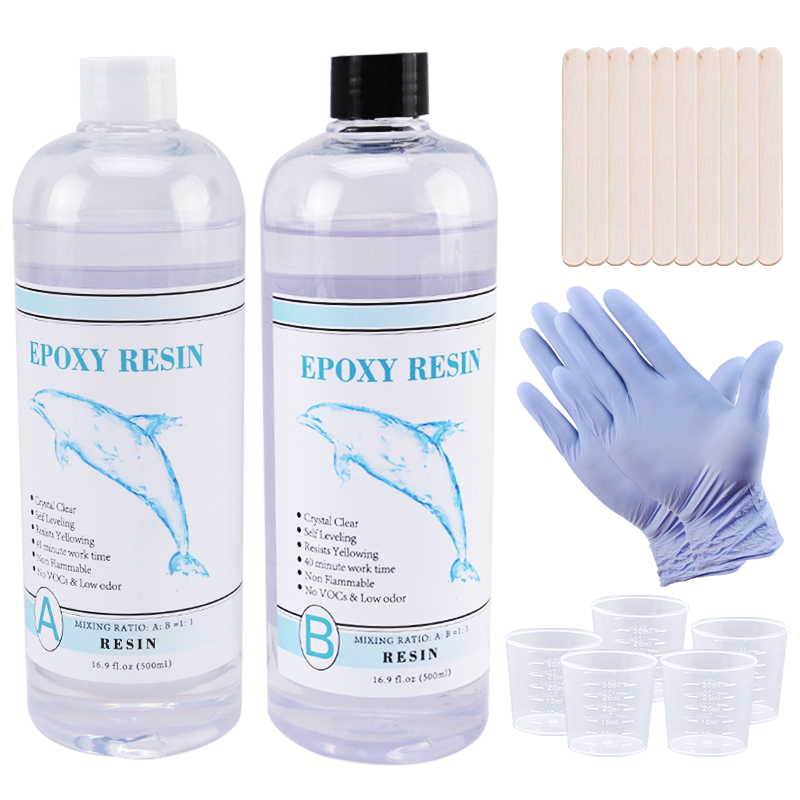 Woodworking Resin - 1:1 Şeffaf Epoksi Reçine Kristal Şeffaf