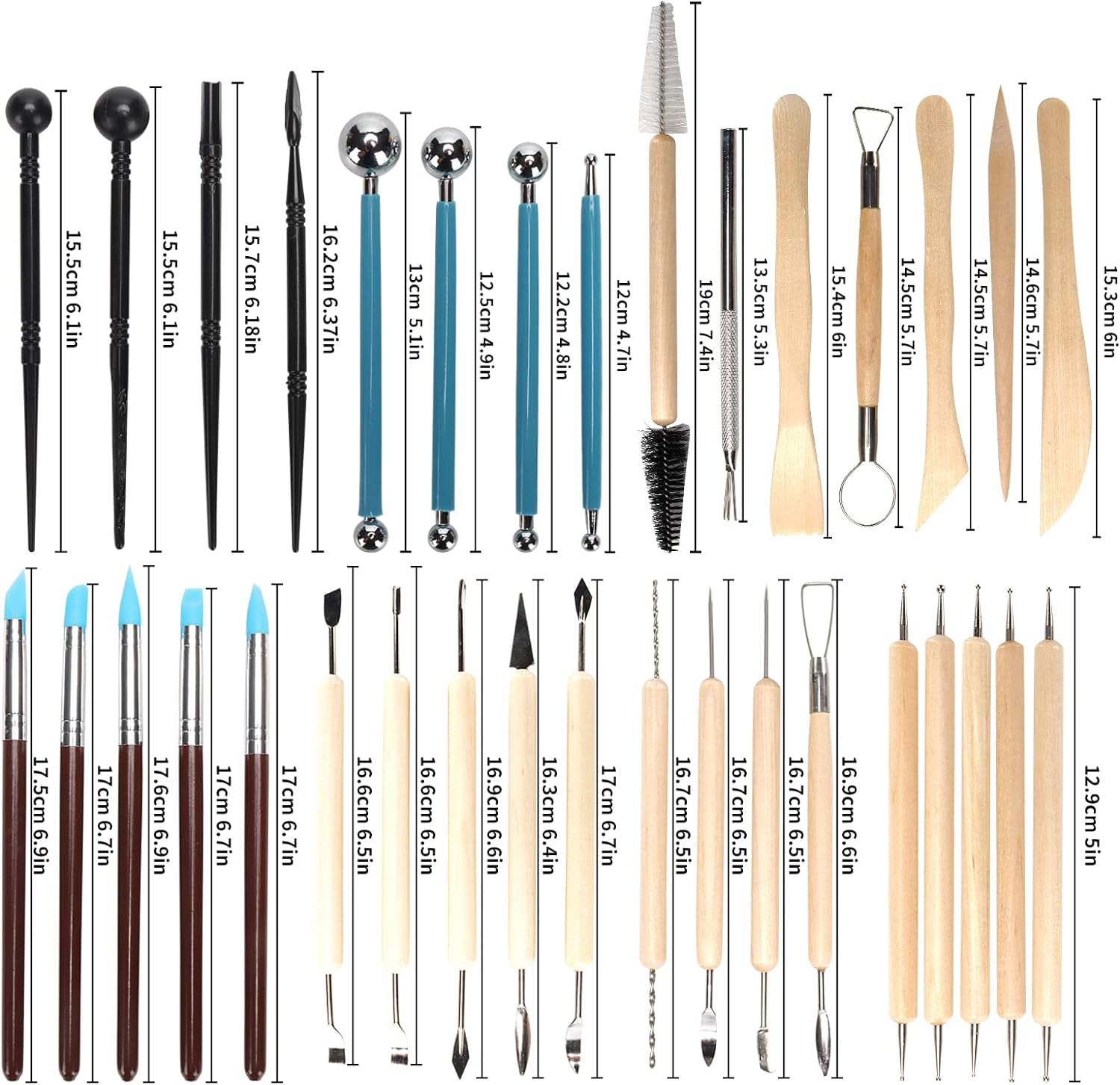 Çömlekçilik Kil Şekillendirici - Wood Chisel Set incelemesi ve fiyatı
