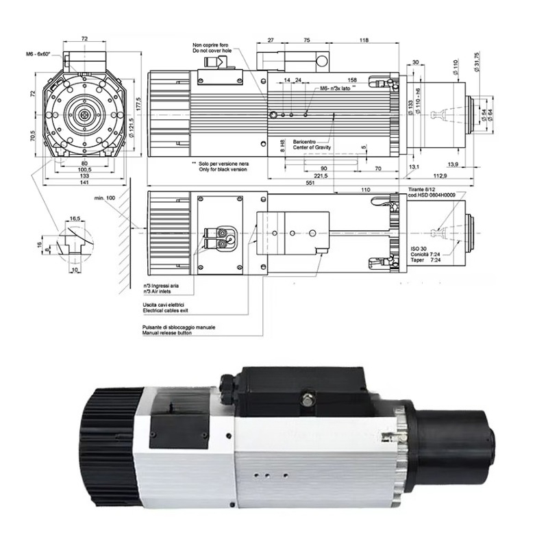 Sıcak Fırsat 9kW ISO30 Çelik İ - Woodworking Machinery For Sale incelemesi ve fiyatı