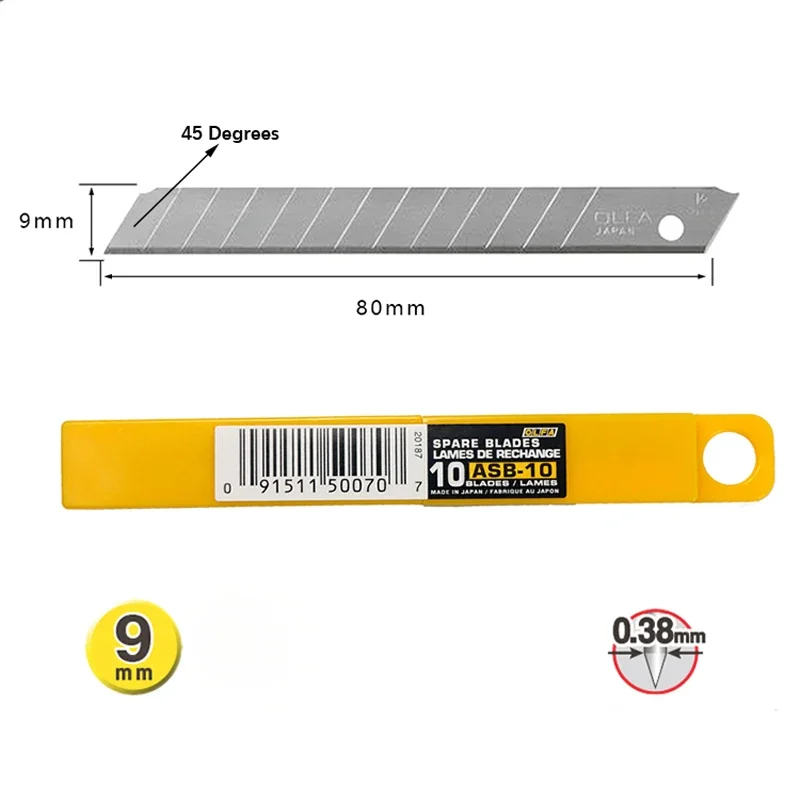 OLFA ASB-10 9mm Yedek Bıçaklar - Woodworking Wallpaper incelemesi ve fiyatı
