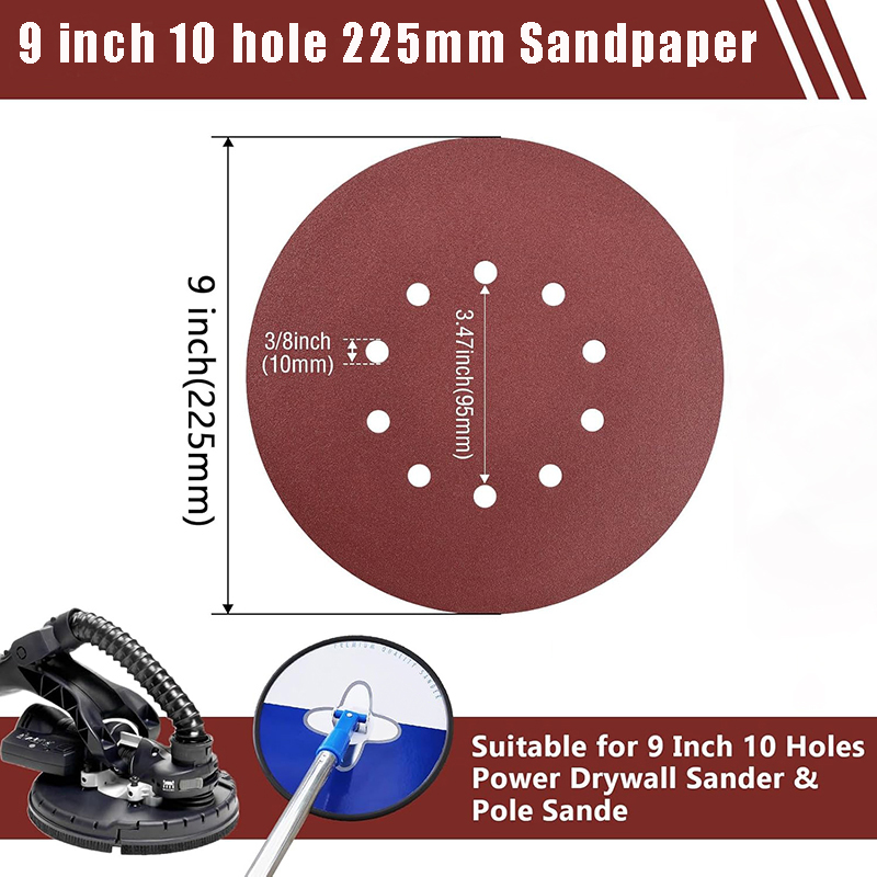 20 adet 9 inç 225mm10 delikli  - Woodworking Wallpaper incelemesi ve fiyatı