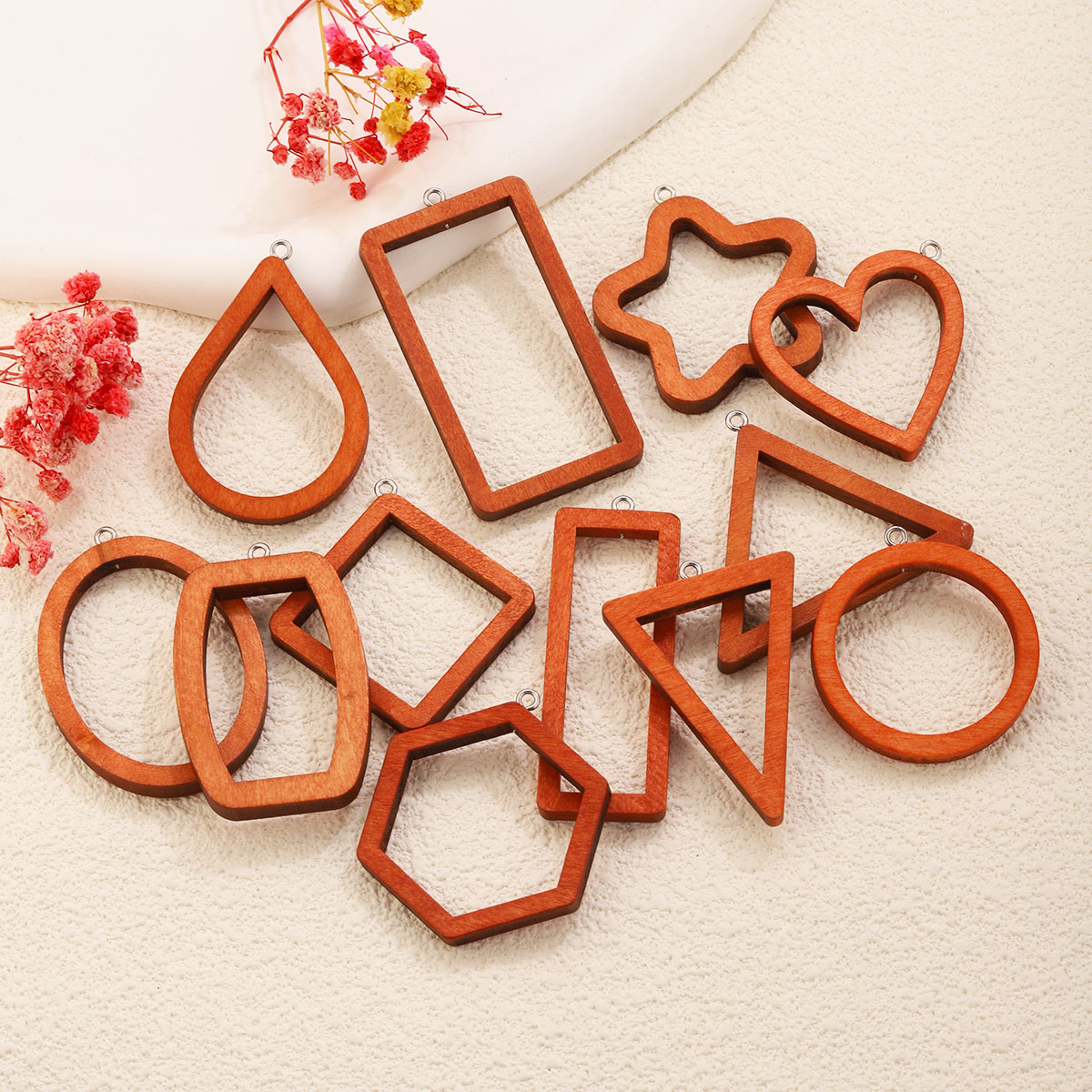 10 adet üçgen dikdörtgen ahşap - Woodworking Resin incelemesi ve fiyatı