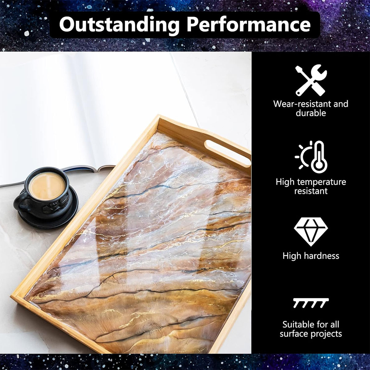 1000ml Kristal Berraklığında E - Woodworking Resin incelemesi ve fiyatı